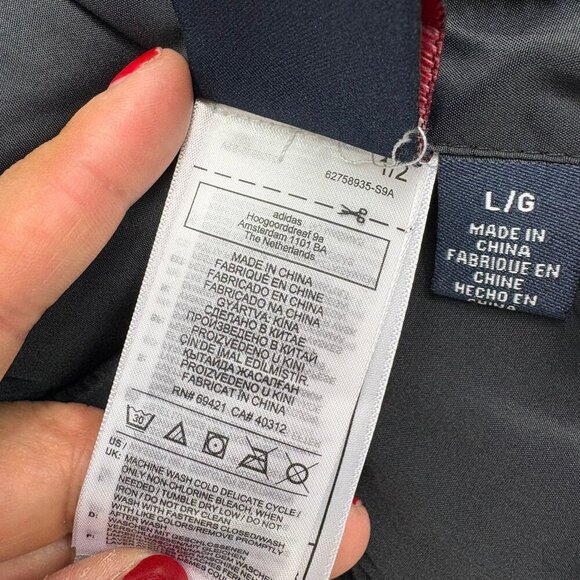 Women’s Reversible Hooded Winter Coat Puffer Jacket Black/White Faux Fur Size L - Picture 13 of 13